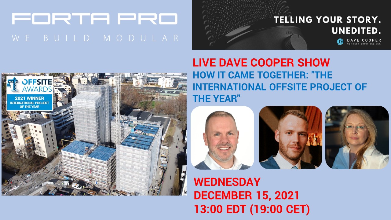 FORTA PRO live on the DaveCooper.Live Show!